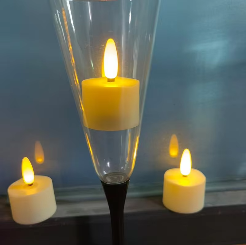 CozyCandles – Wiederaufladbare LED-Teelichter mit Fernbedienung