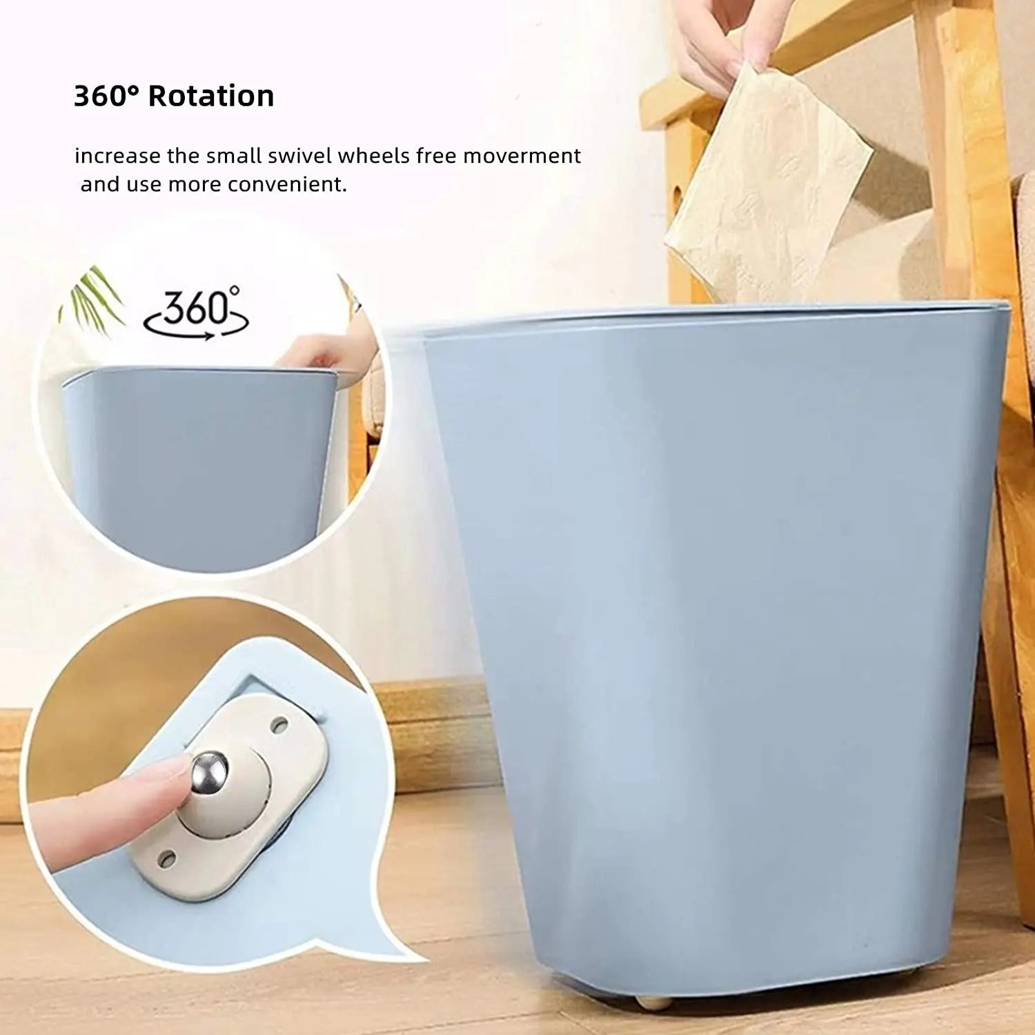 FurnitureWheels – Selbstklebende 360° drehbare Möbelräder