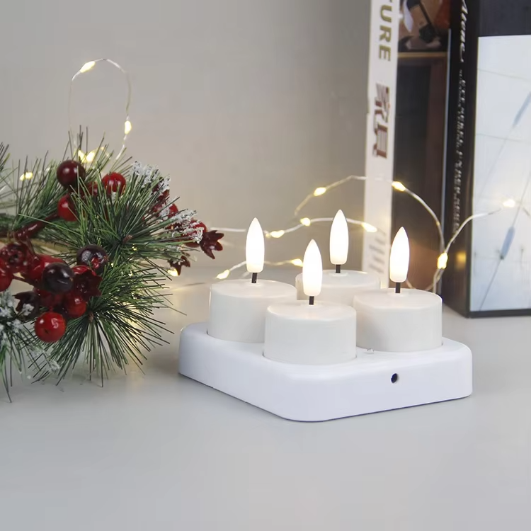 CozyCandles – Wiederaufladbare LED-Teelichter mit Fernbedienung