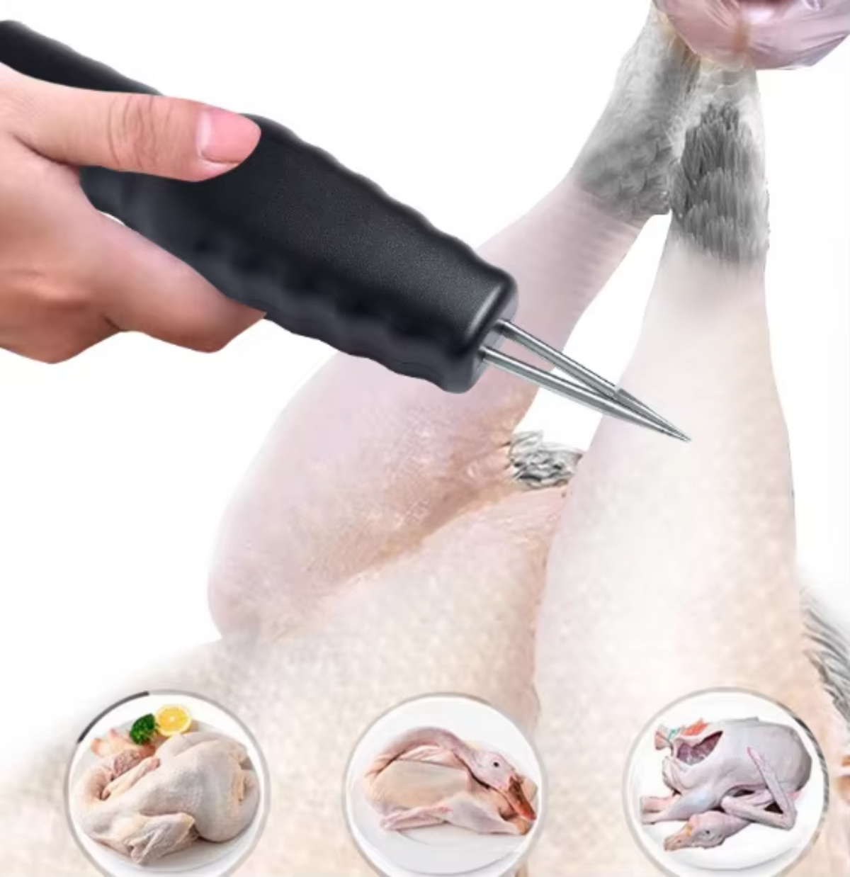 FeatherPlucker Aufladbarer Federentferner, Tragbares Gerät Für Geflügel