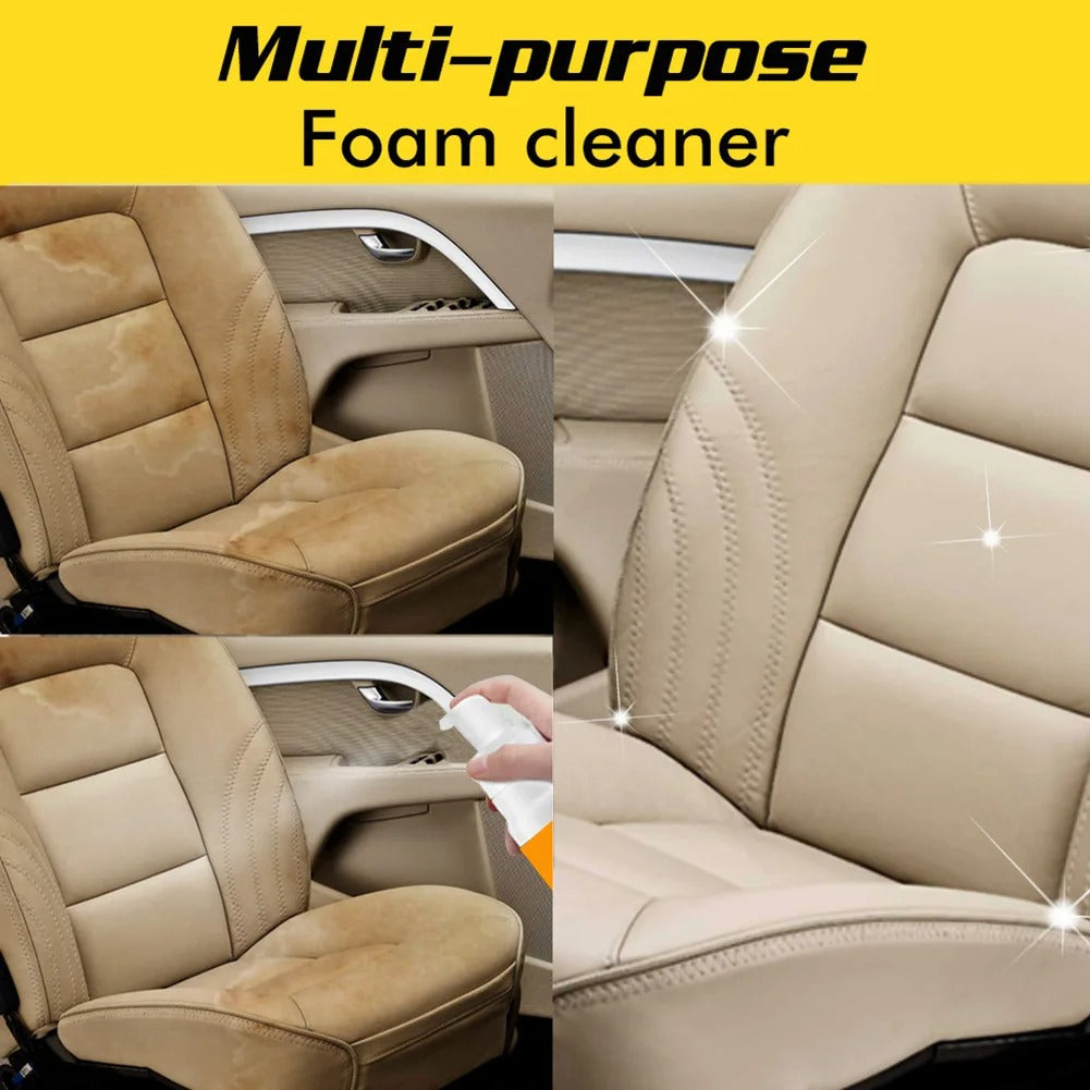 FoamCleaner reinigt Autositz: Vorher-Nachher-Vergleich
