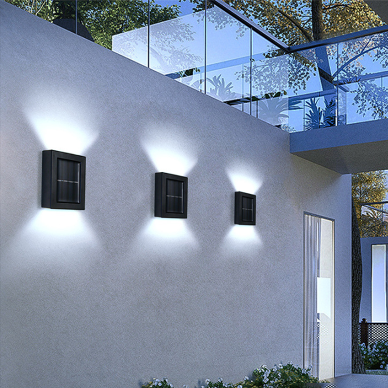 WallLight – Solarbetriebene LED Wandleuchte, Doppelt Beschattet