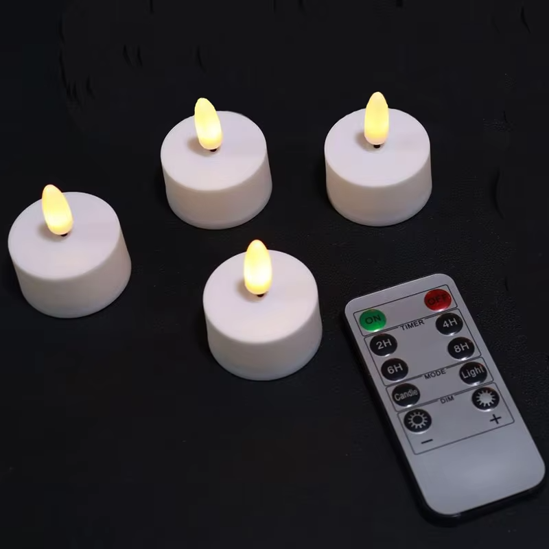 CozyCandles – Wiederaufladbare LED-Teelichter mit Fernbedienung