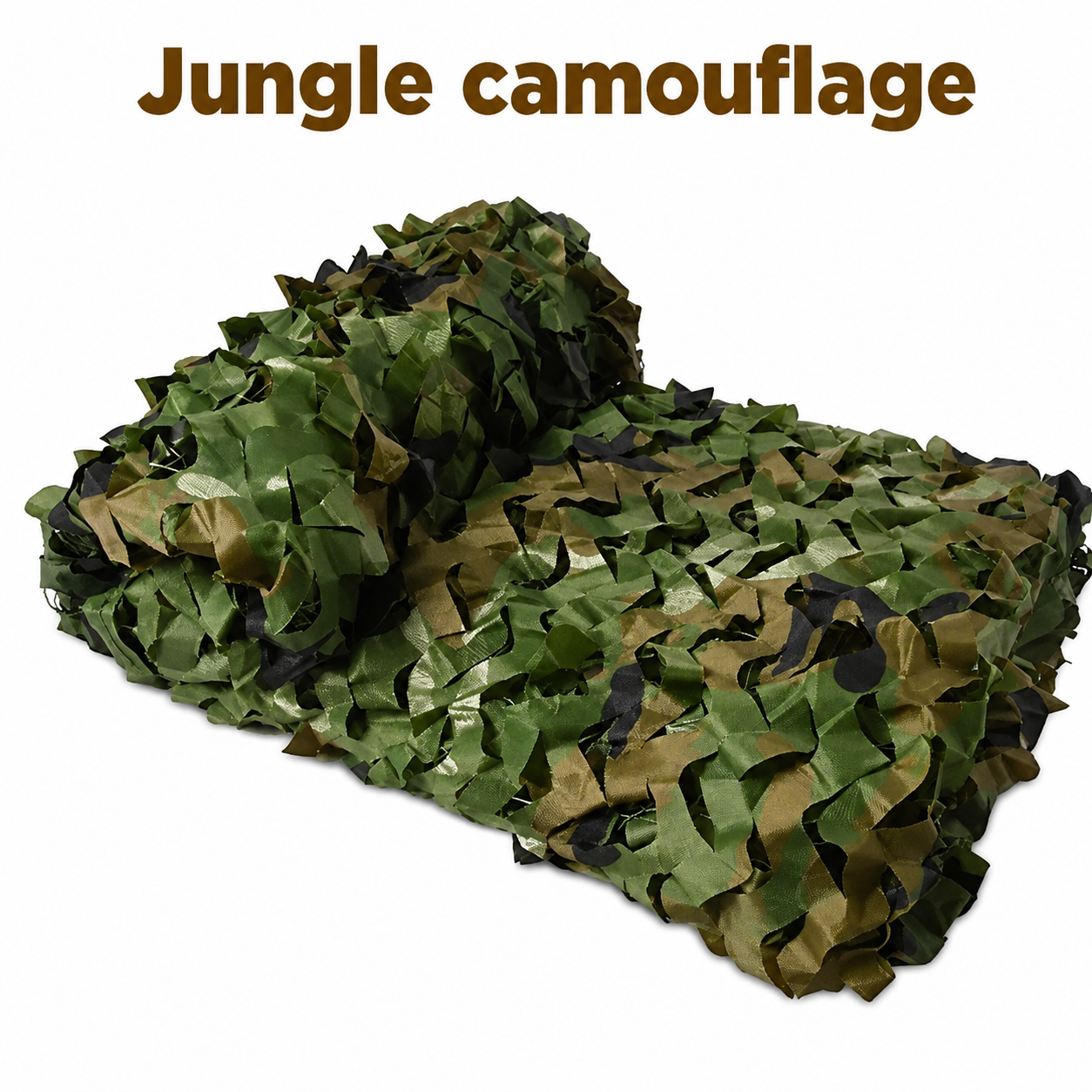 Tarnnetz Jungle Camouflage zusammengerollt