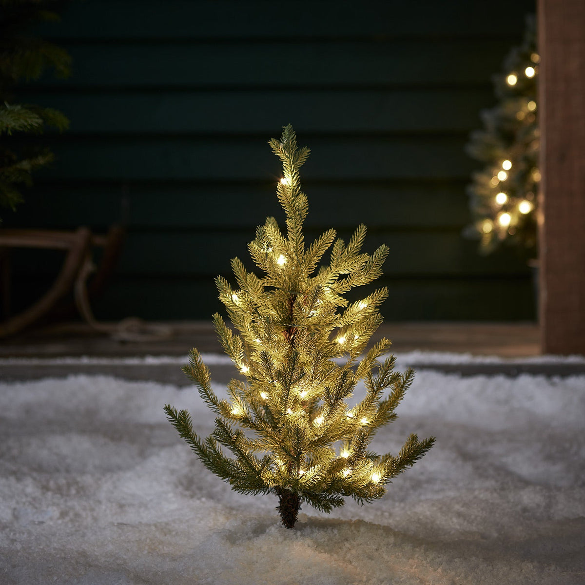 LED-Stableuchte Nordmanntanne – 60 cm