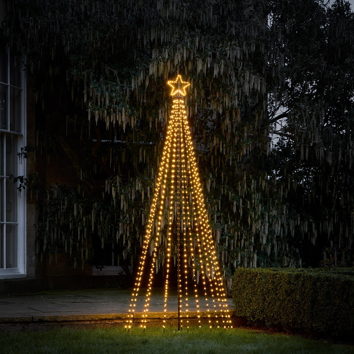 LED-Weihnachtsbaum Außen warmweiß – 2,4 m