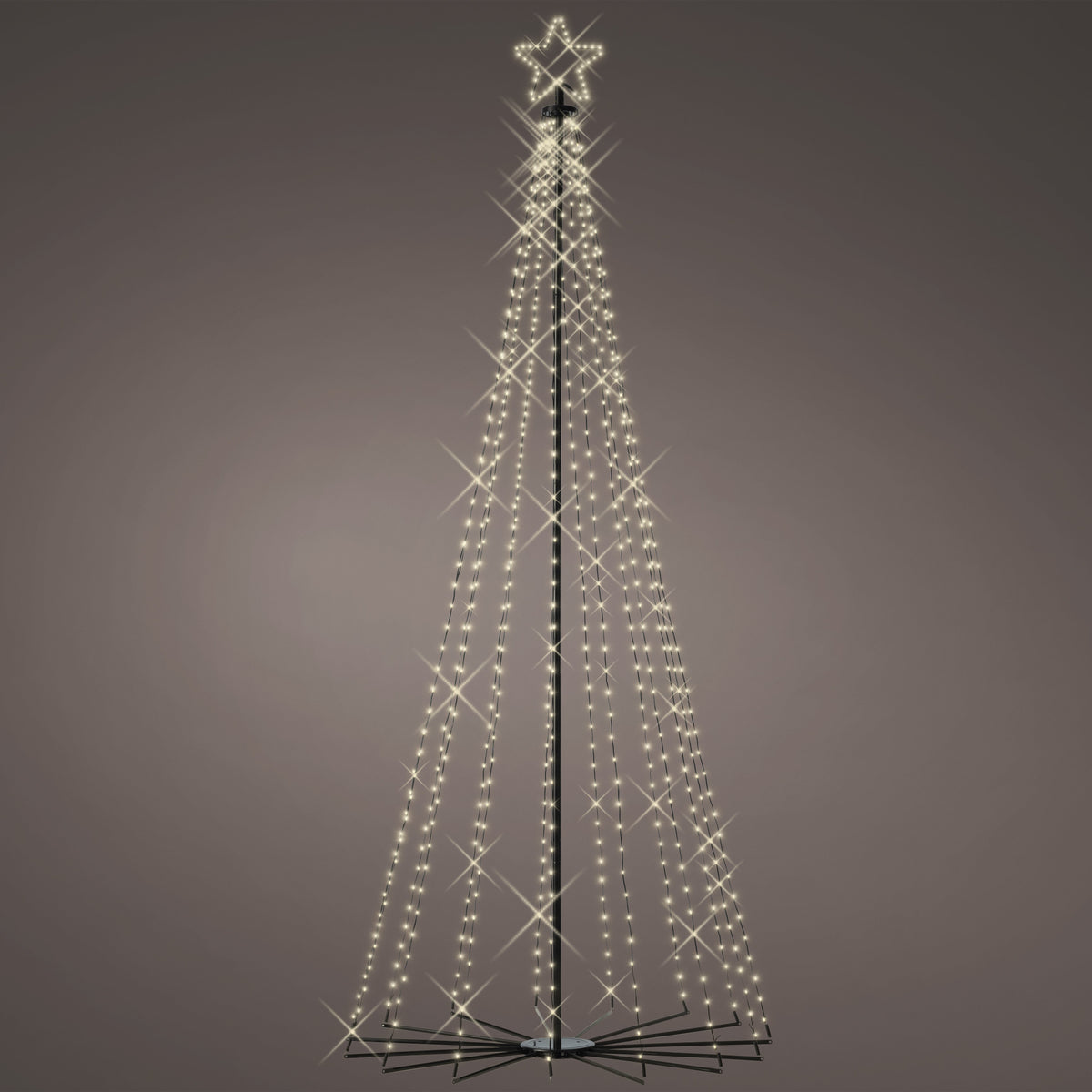 LED-Weihnachtsbaum Außen warmweiß – 2,4 m