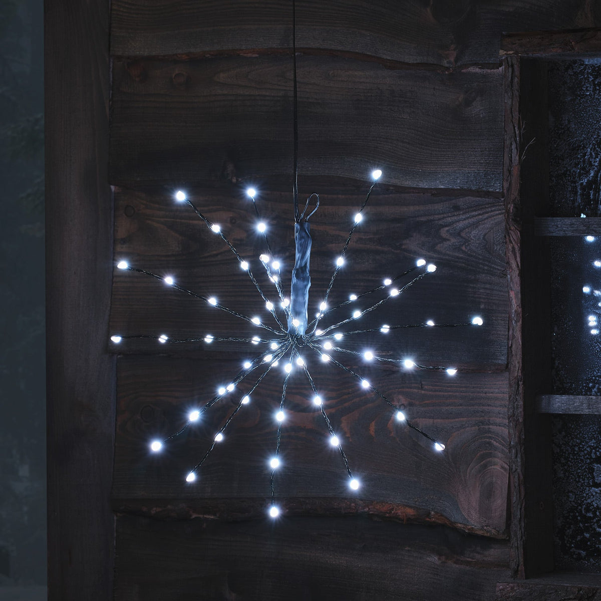 LED-Starburst Weihnachtsdeko Außen – 36 cm mit Farbauswahl