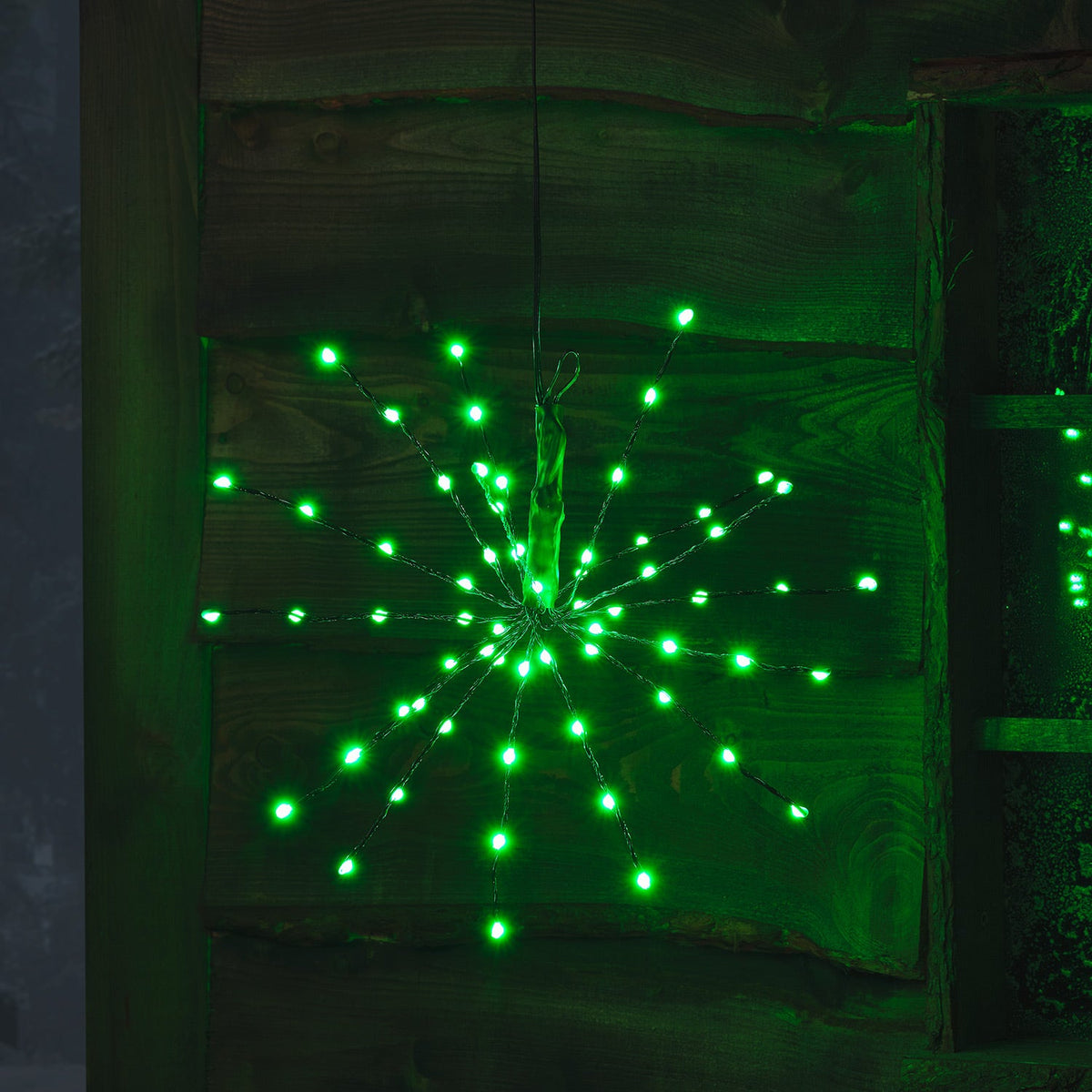 LED-Starburst Weihnachtsdeko Außen – 36 cm mit Farbauswahl