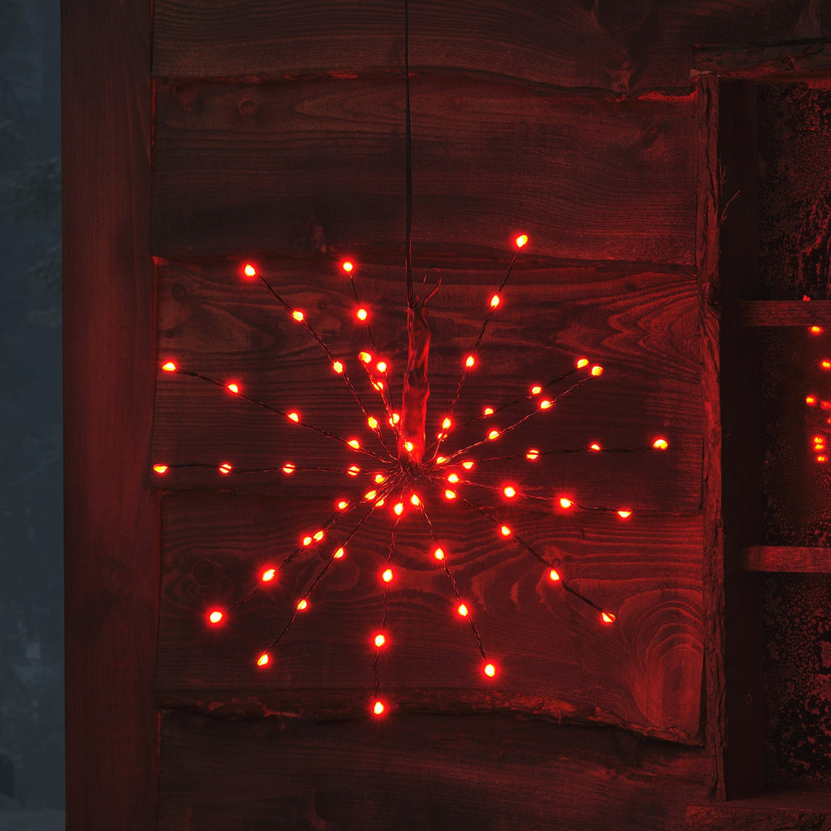 LED-Starburst Weihnachtsdeko Außen – 36 cm mit Farbauswahl
