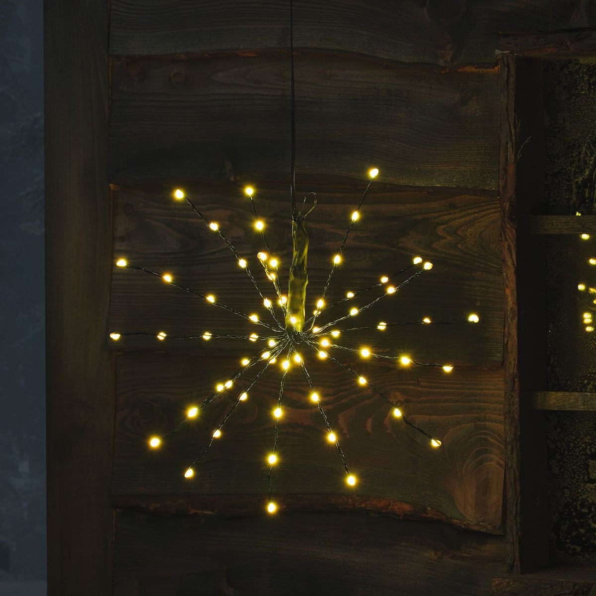 LED-Starburst Weihnachtsdeko Außen – 36 cm mit Farbauswahl