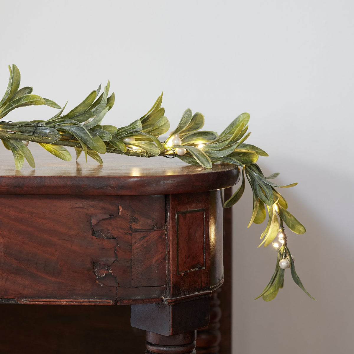 Weihnachtsgirlande Mistelzweig beleuchtet – 1,5 m