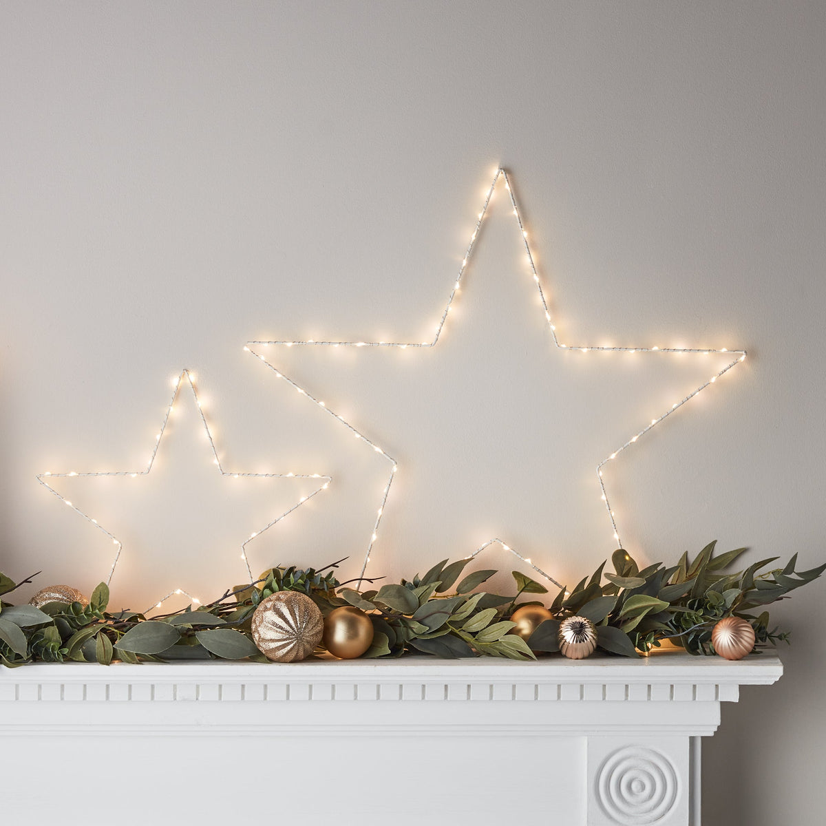 Osby LED-Leuchtsterne Bundle – 2er batteriebetrieben