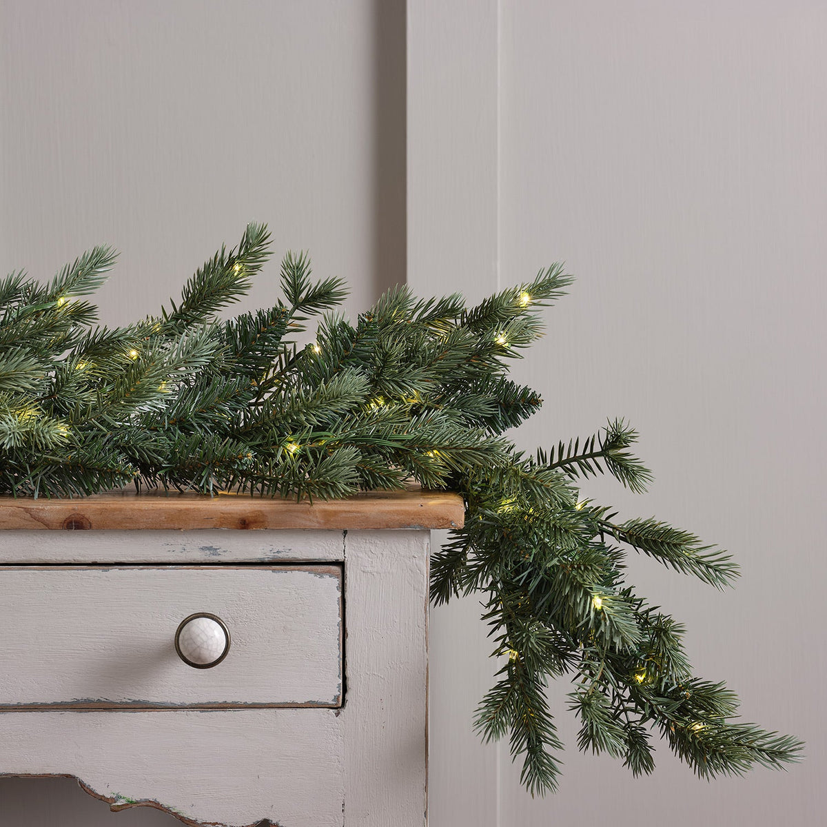 LED Weihnachtsgirlande Bicolor – Tannenzweige 1,5m