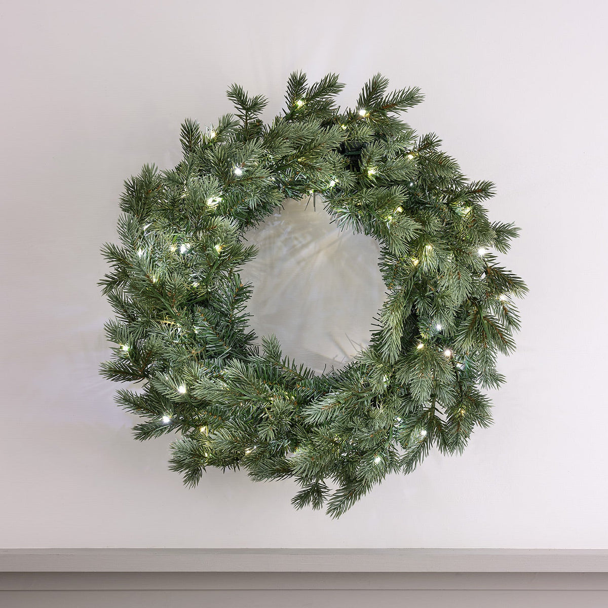 LED Weihnachtskranz Bicolor – Tannenzweige 45cm