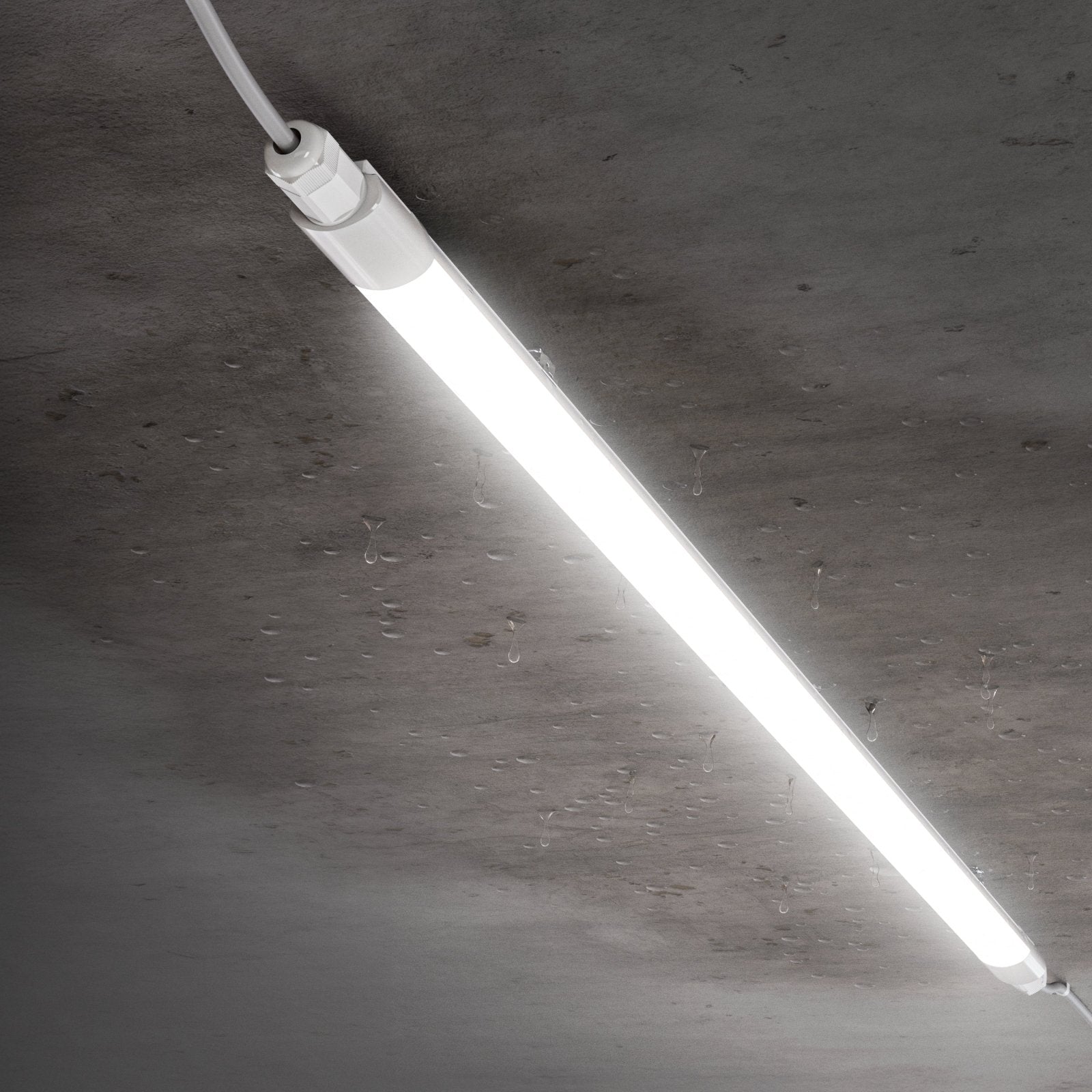 LED Feuchtraumleuchte SLIM Kaltweiß 6500K