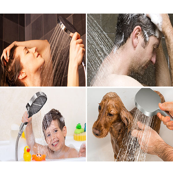 AquaShower – Hochdruck-Handbrausekopf
