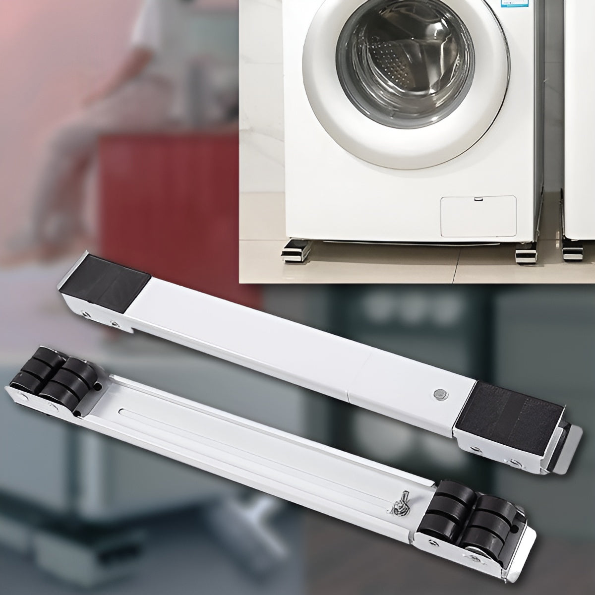 FurnitureSliders Möbelgleiter Verstellbar, 2er-Set Heavy-Duty