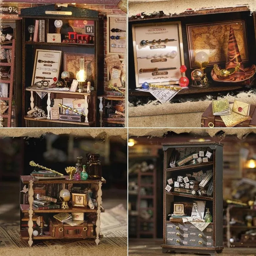 MiniatureShop – Detailliertes DIY-Miniaturladen-Bastelset