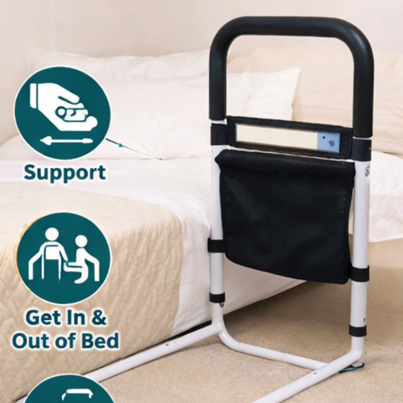 BedHandrail Bett-Aufstehhilfe mit Ablagetasche