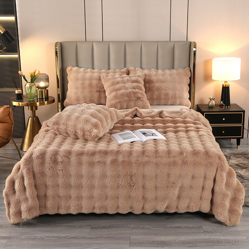 Kuscheldecke Extra Dick – Flauschige Plüschdecke & Warme Winterdecke für Sofa und Bett