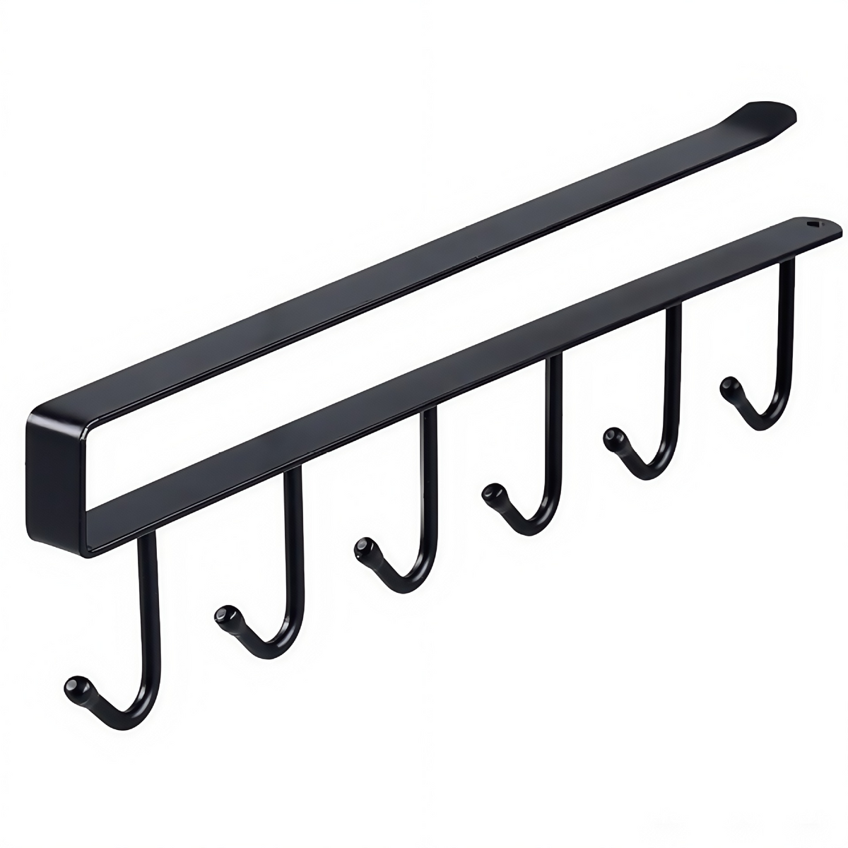 ShelfHooks – Hängeregal mit 6 Haken für Küche und Kleiderschrank, 2er Set