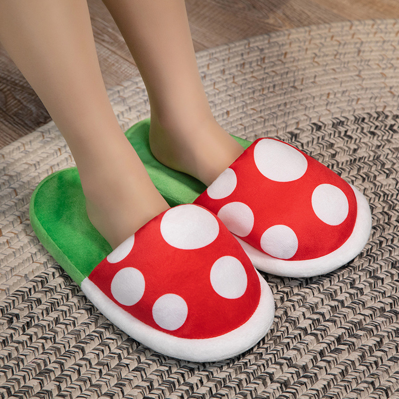 MushroomSlippers – Gemütliche Hausschuhe mit Pilzdesign