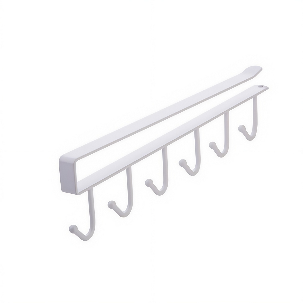 ShelfHooks – Hängeregal mit 6 Haken für Küche und Kleiderschrank, 2er Set