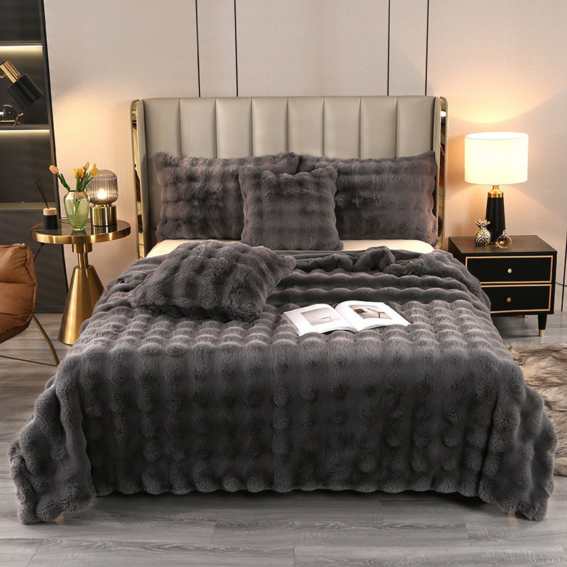 Kuscheldecke Extra Dick – Flauschige Plüschdecke & Warme Winterdecke für Sofa und Bett