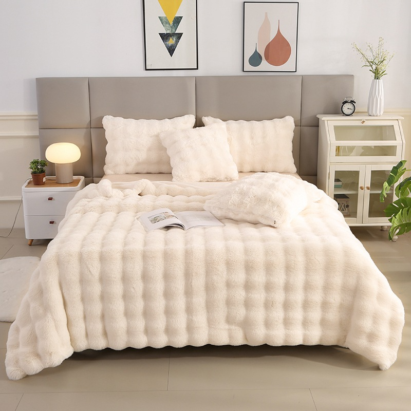 Kuscheldecke Extra Dick – Flauschige Plüschdecke & Warme Winterdecke für Sofa und Bett