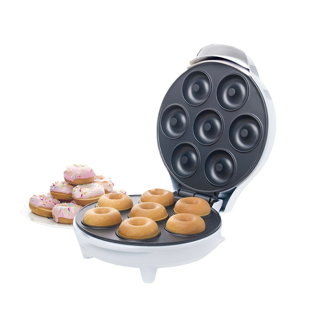 DonutMaker doppelseitiges Backen geöffnet