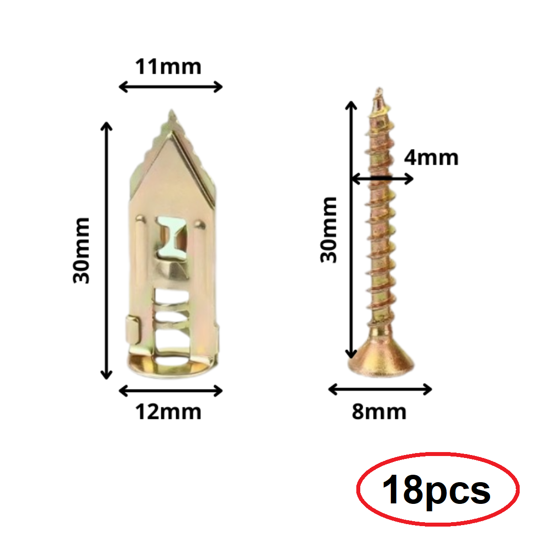 WallScrews Bohrfreie Wanddübel und Schrauben