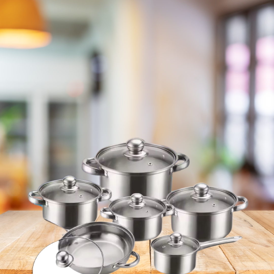 CookingSet 12-Teiliges Kochgeschirrset Aus Edelstahl