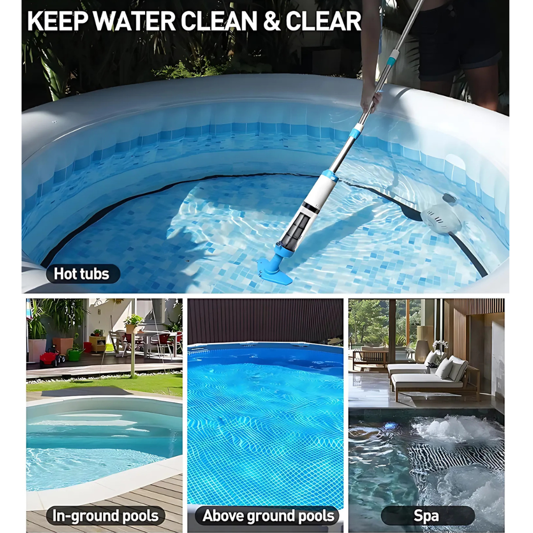 PoolCleaner Wiederaufladbarer Handstaubsauger Für Schwimmbecken