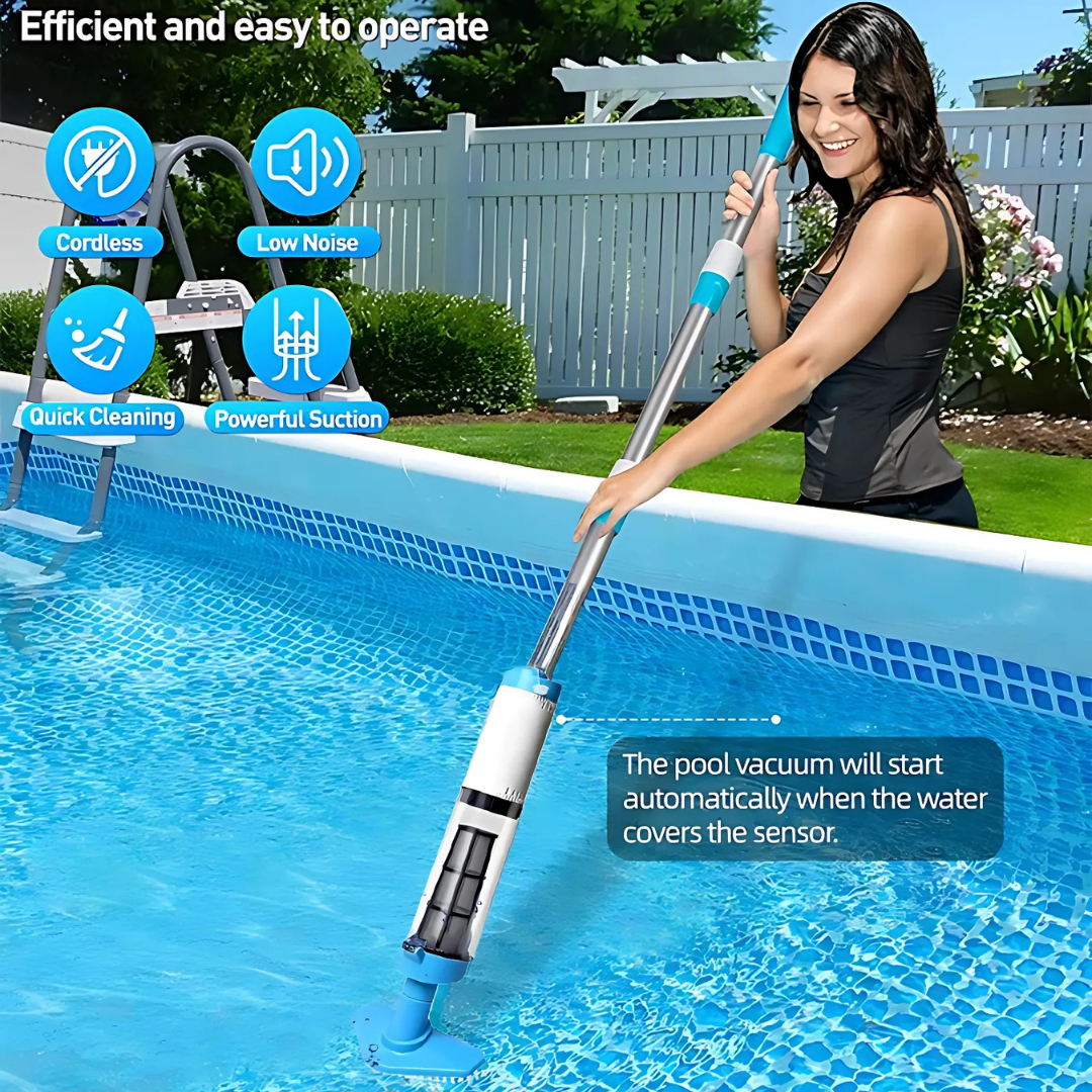 PoolCleaner Wiederaufladbarer Handstaubsauger Für Schwimmbecken