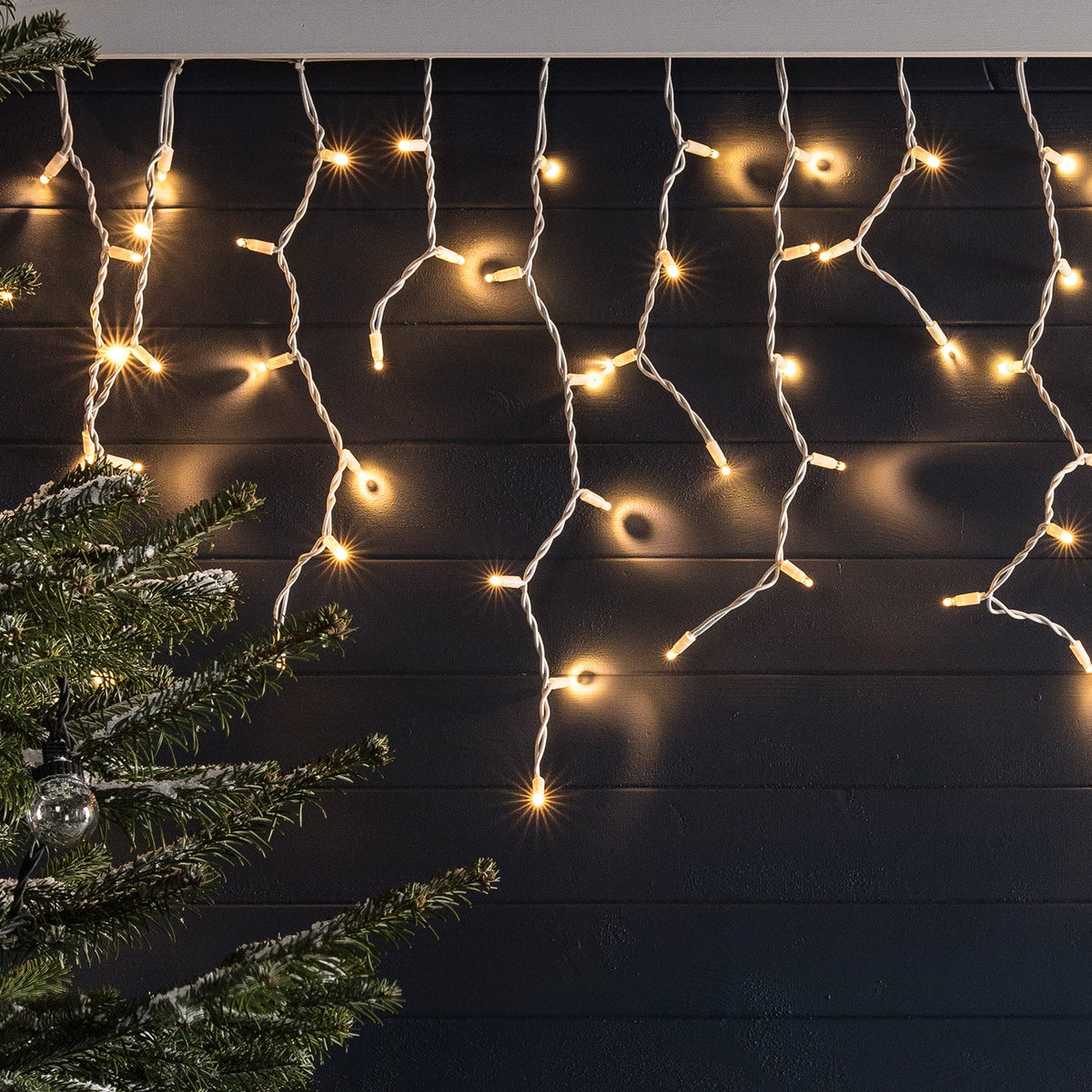 Pro Connect LED-Eiszapfen-Lichterkette warmweiß IP67 – 4 m