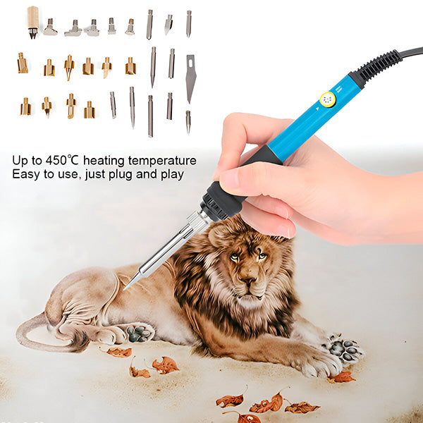 PyrographyKit – DIY Holzbrand-Set mit mehreren Spitzen