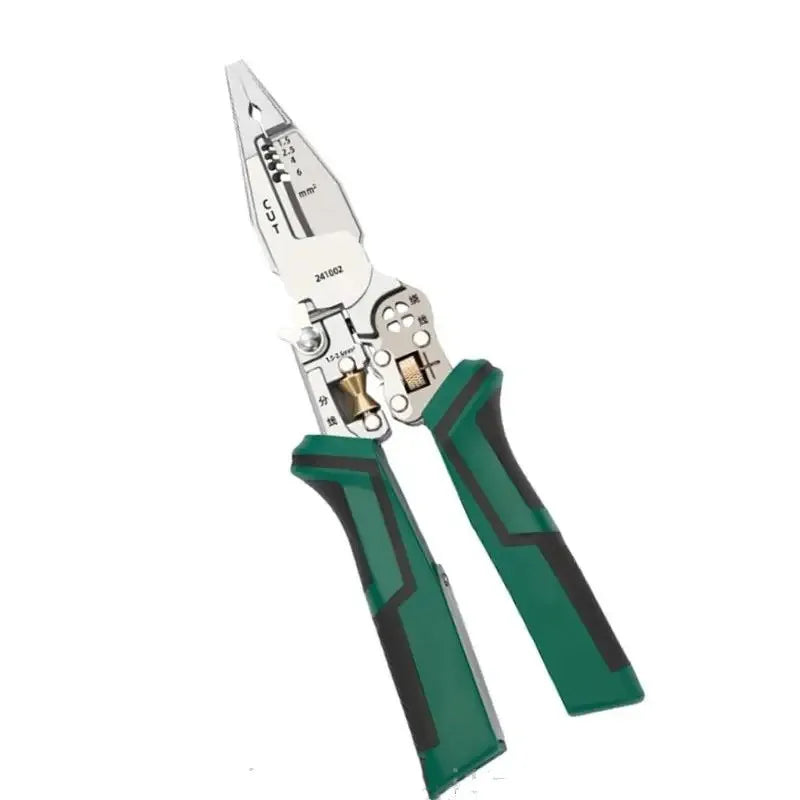 StrippingPliers 8-in-1 Abisolierzange gruen Produktfoto