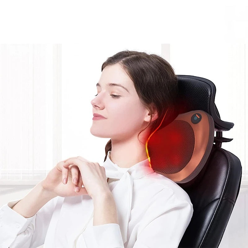 MassagePillow – Tragbares Massagekissen mit Wärmefunktion