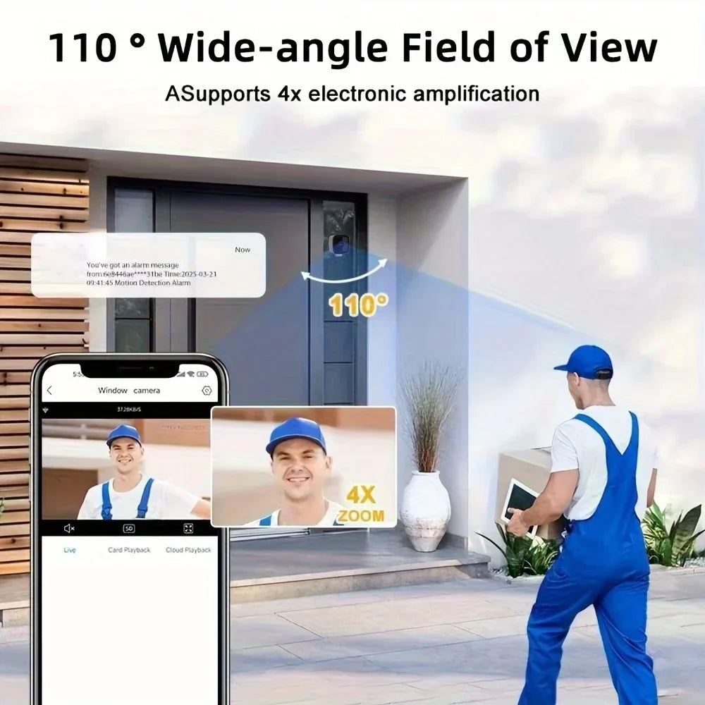 SecurityCamera – 2.4G WiFi Überwachungskamera mit 360° Drehung