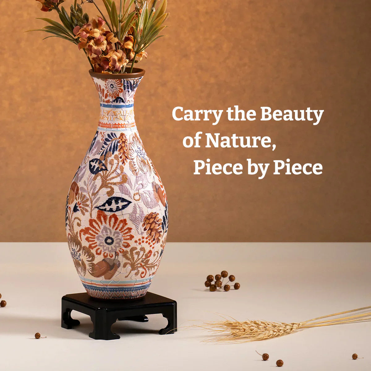 PuzzleVase 160-Teiliges 3D-Puzzle Als Blumenvase
