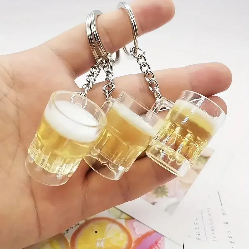 Oktoberfest Bierglas Schlüsselanhänger, ProstGlück