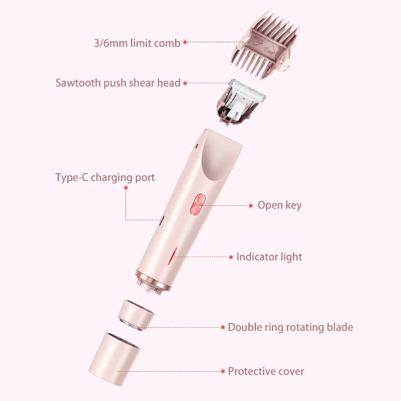 ProTrimmer Dual-Kopf Präzisionstrimmer Für Frauen