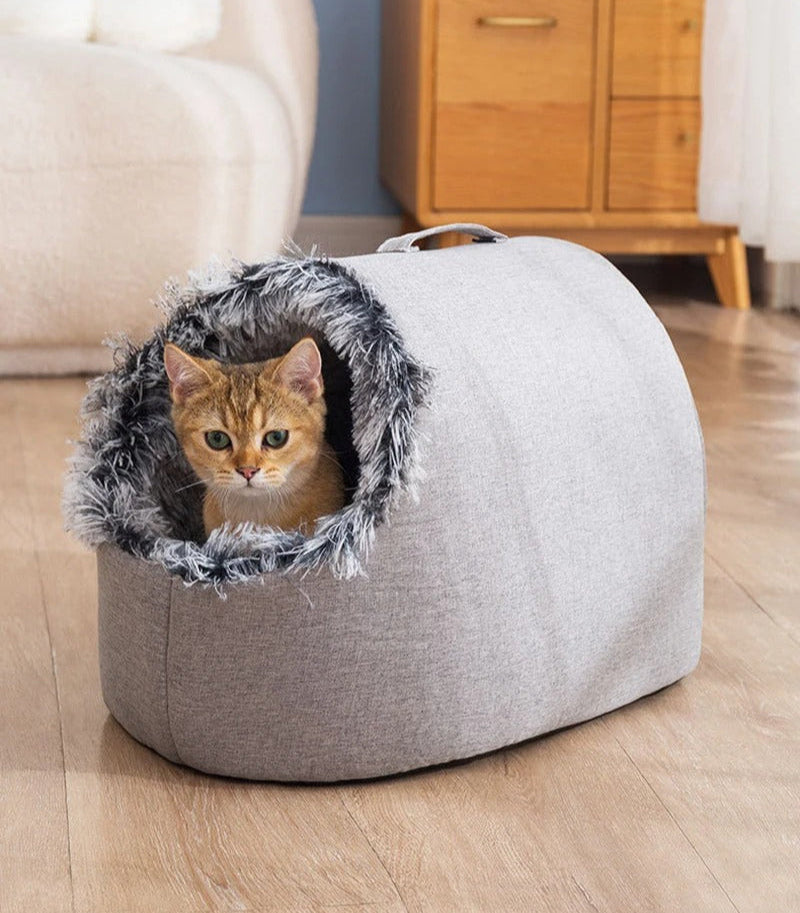 CozyCat Warmes Kuschelnest Für Katzen
