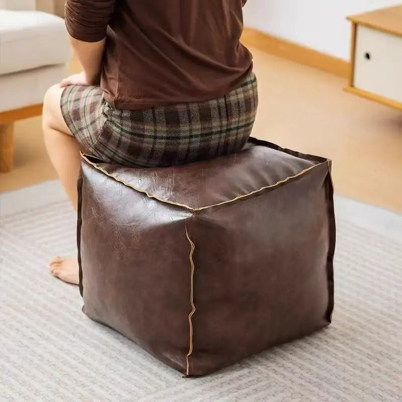 PillowBag – Multifunktionale Aufbewahrungstasche und Sitzpouf