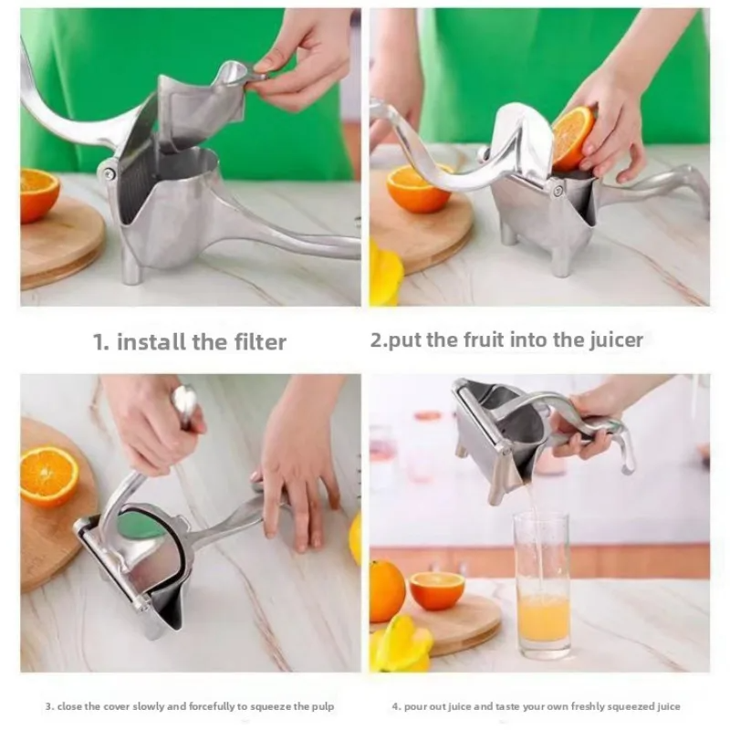 ManualJuicer Anwendung Schritt für Schritt