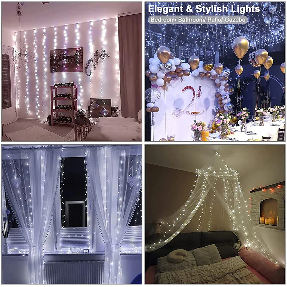 CurtainLights – LED-Lichtervorhang für gemütliche Beleuchtung