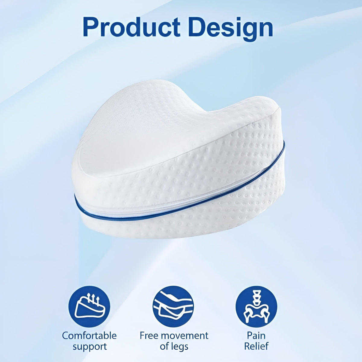 LegPillow Memory-Schaum Beinkissen Für Knieunterstützung Und Ausrichtung