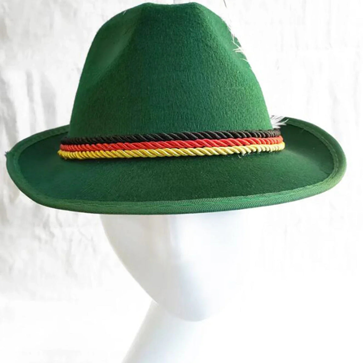 Bayerischer Trachtenhut mit Feder Oktoberfest, Filzhut Unisex