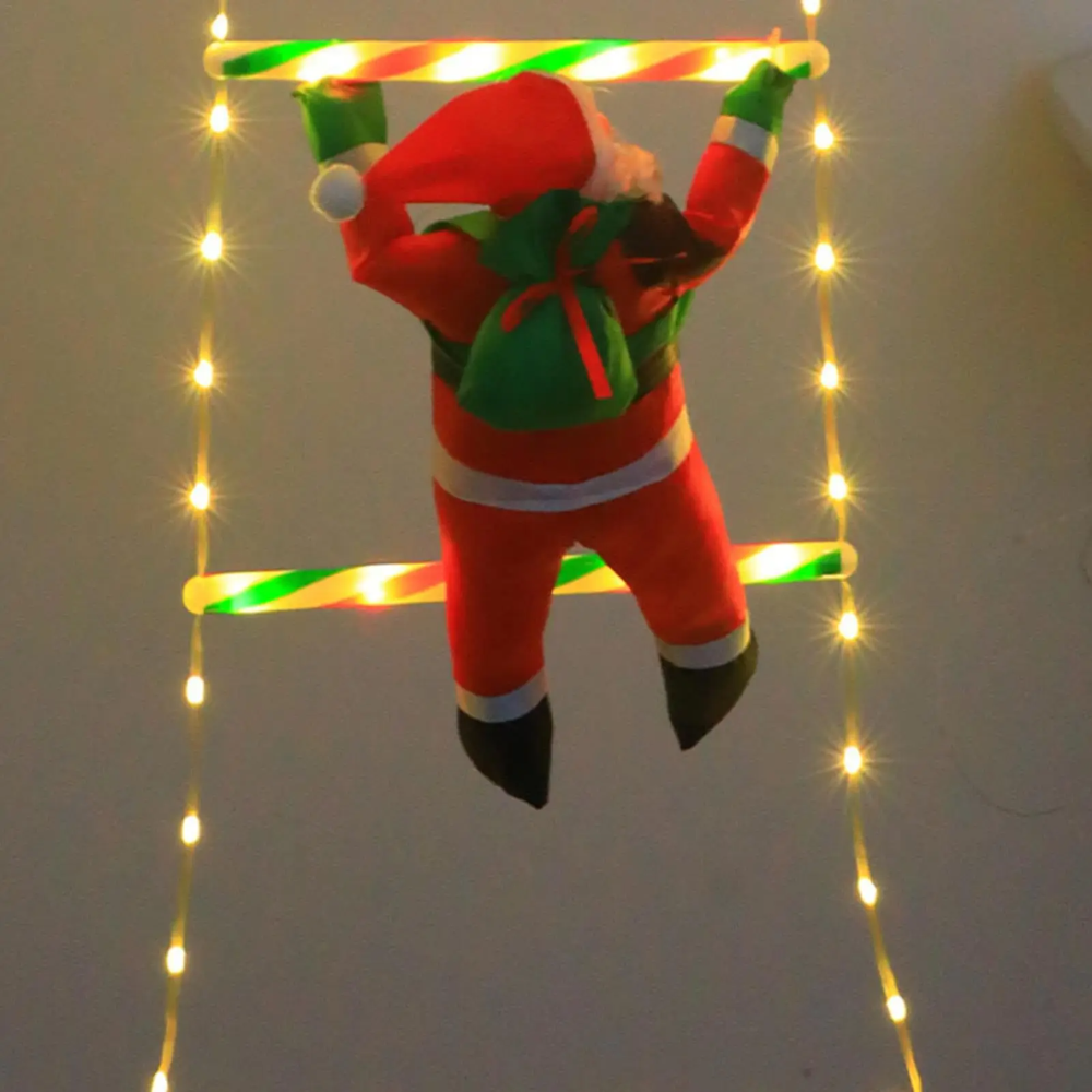 ChristmasLadder – Weihnachtsmann-LED-Leiter für den Außenbereich